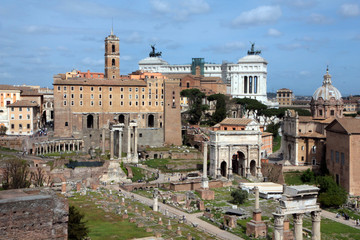 Le Forum Romain à Rome