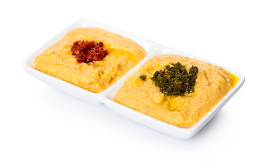 Hummus with hot pepper