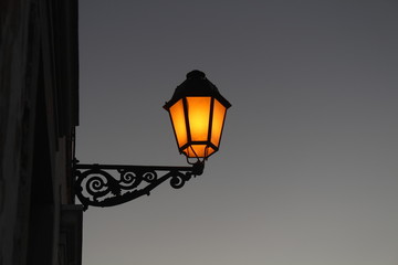 Fototapeta na wymiar Vintage Street Light (horizontal#1)
