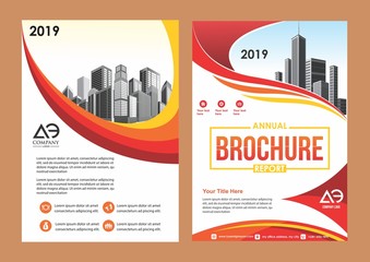 abstract cover and layout for presentation and marketing