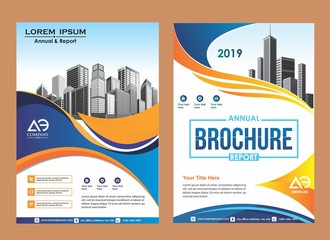 abstract cover and layout for presentation and marketing