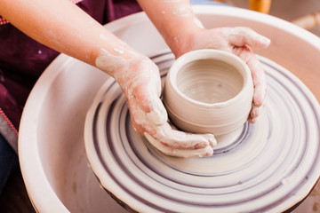 Child's ceramic handicrafts