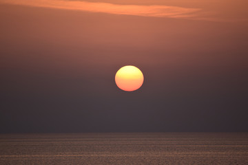 Obraz premium Sunset in Adriatic Sea