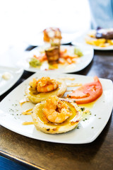 traditional spanish tapas snack appetizer