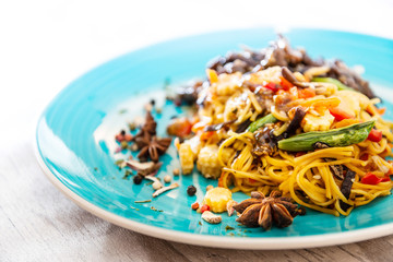 Sesame beef stir fry Noodles