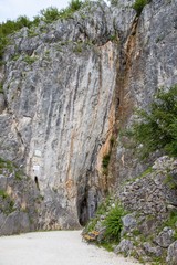 entrance to the Baradla cave, Hungary