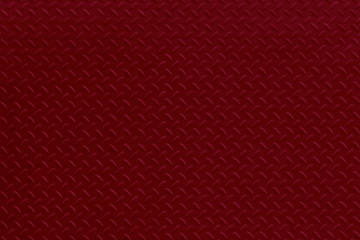 Fototapeta premium red painted industrial Diamond steel plate floor wall