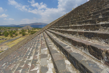 Teotihuacan pyramids in Mexico