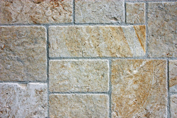 Stone wal, closeup