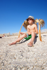 Fototapeta premium détente à la plage - farniente