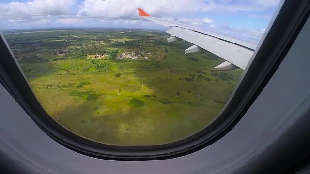 Cuba from aircraft