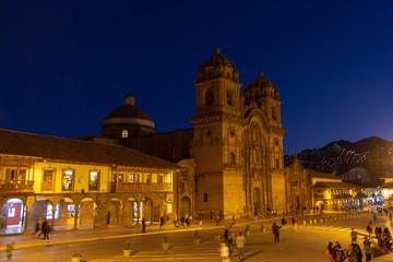 Fototapeta na wymiar Cusco de Noche