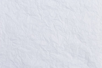 Obraz na płótnie Canvas Blank white crumpled paper texture background, wrinkle paper background