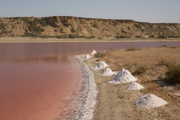 Obraz premium Salt Lake of Lipar, Sistan and Baluchistan, Iran