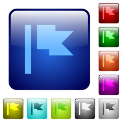 Flag color square buttons