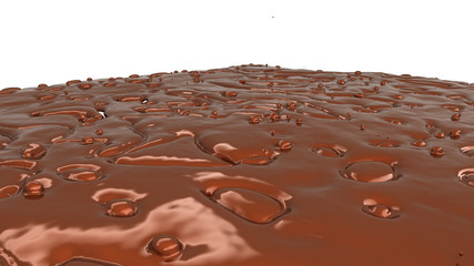 chocolate or cocoa coffee splashes and droplets