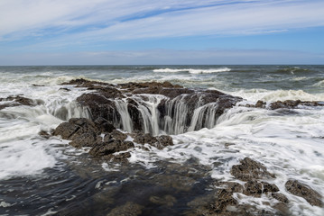 Thor's Well at Cape Perpetua, Oregon Coast, USA