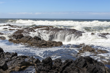 Thor's Well at Cape Perpetua, Oregon Coast, USA