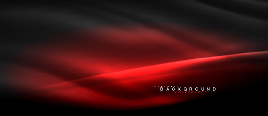 Neon glowing lines, magic energy space light concept, abstract background wallpaper design