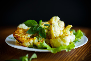 cauliflower fried in batter