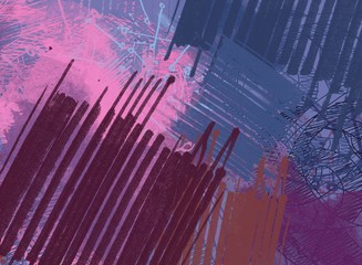 Abstract painting on canvas. Hand made art. Colorful texture. Modern artwork. Strokes of fat paint. Brushstrokes. Contemporary art. Artistic background image.