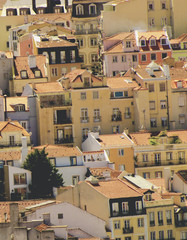 partial view of the city of Lisbon