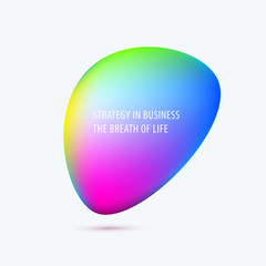 Abstract design of colourful flow vector elements for modern background with fluid gradient shapes for business branding finance