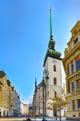 Fototapeta na wymiar Church of St. Jacob in Brno, Czech Republic