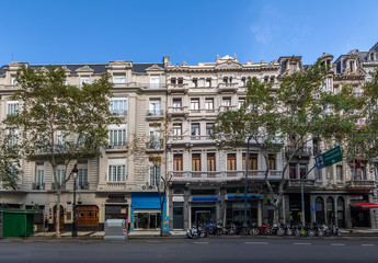 Fototapeta na wymiar Avenida de Mayo - Buenos Aires, Argentina