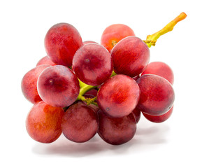 grapes isolated on white background with clipping path