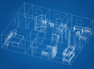 Apartment Design - Blueprint