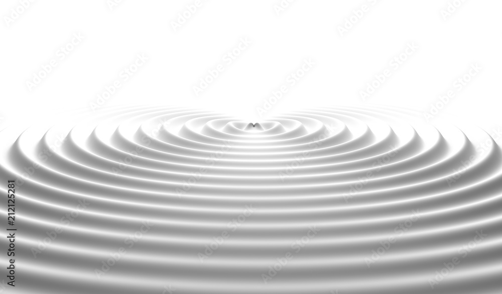 Aufkleber milk. water ripples. digital data and network circles shape in technology concept on white backgroun