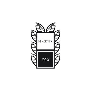 Fototapeta Black Tea vector illustration