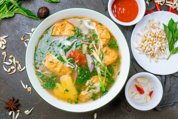 Vietnamese soup Pho Ho