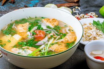 Vietnamese soup Pho Ho