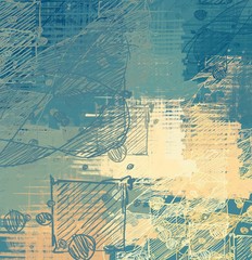 Abstract painting on canvas. Hand made art. Colorful texture. Modern artwork. Strokes of fat paint. Brushstrokes. Contemporary art. Artistic background image.