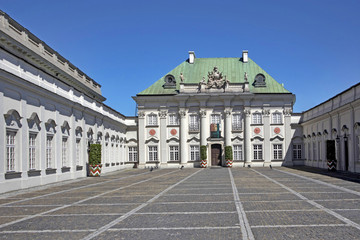 Copper-Roof Palace (Pod Blacha Palace) - State Museum and Exhibition Hall in Old Town in Warsaw, Poland