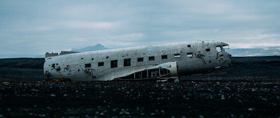 Abgestürzte DC3 - Süden von Island