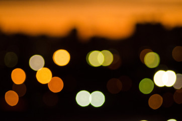 Sunset Sao Paulo Bokeh