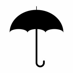 Umbrella silhouette illustration © luisrftc