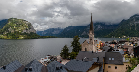 Hallstatt , lake Hallstatter Austria 