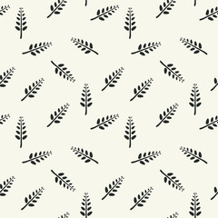 Seamless pattern with florals