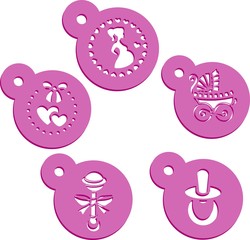 Baby stencils art