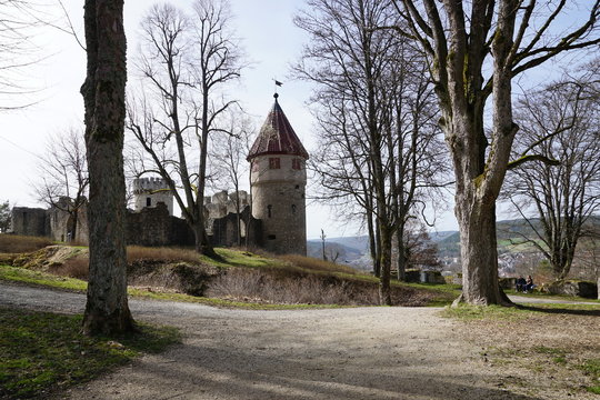 Ruine Burg Honburg, auf Honberg in tuttlingen in deutschland