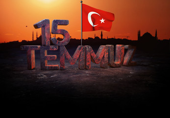15 Temmuz Demokrasi Zaferi, Türkiye ve Türkiye Bayrağı