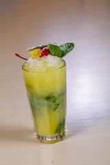 Mojito with pineapple