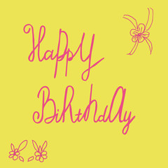 Obraz premium Happy Birthday