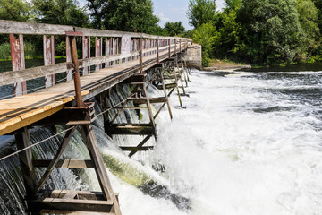 Dam on the river