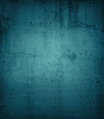 Obraz premium Blue textured concrete wall background