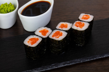 Appetizing fish roll